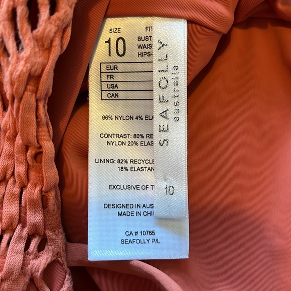 Seafolly marrakesh v-neck one-piece swimsuit - Picture 9 of 11